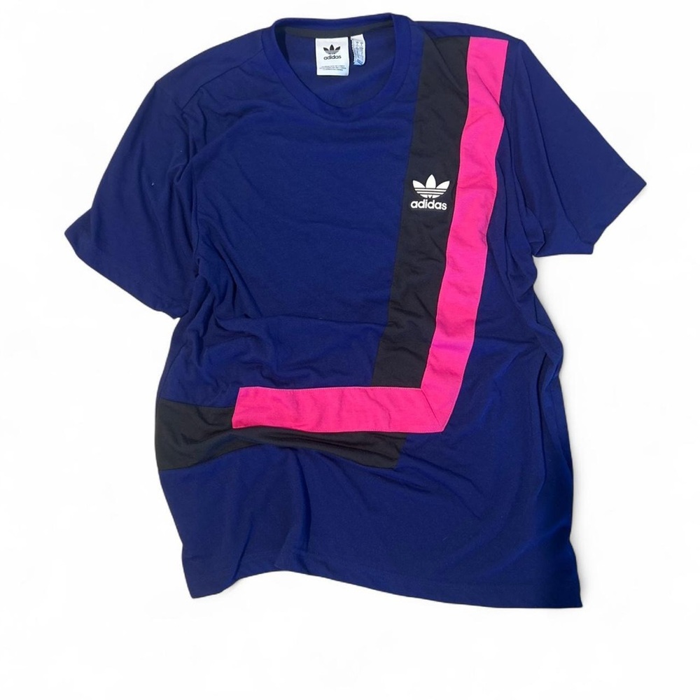 Adidas Royal Blue Crew Neck Tee